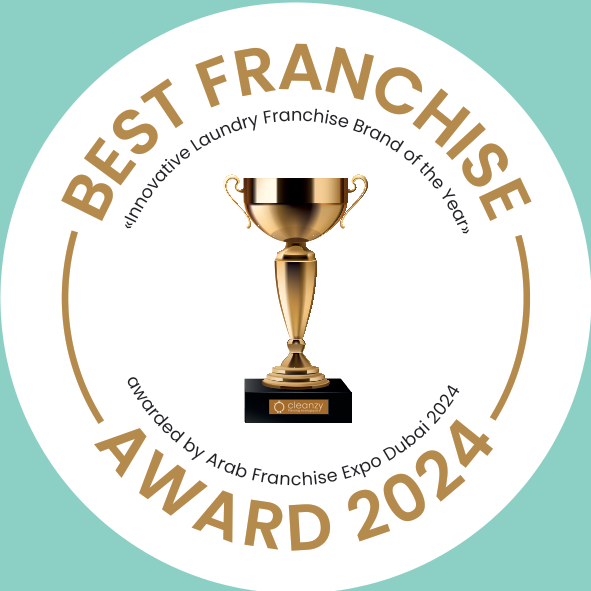Prix Cleanzy : Innovative Laundry Franchise Brand of the Year, Arab Franchise Expo Dubaï 2024.